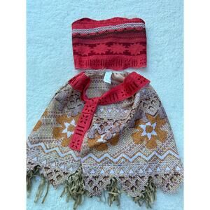 Disney Princess Moana 2 Piece Set Size 4-6x